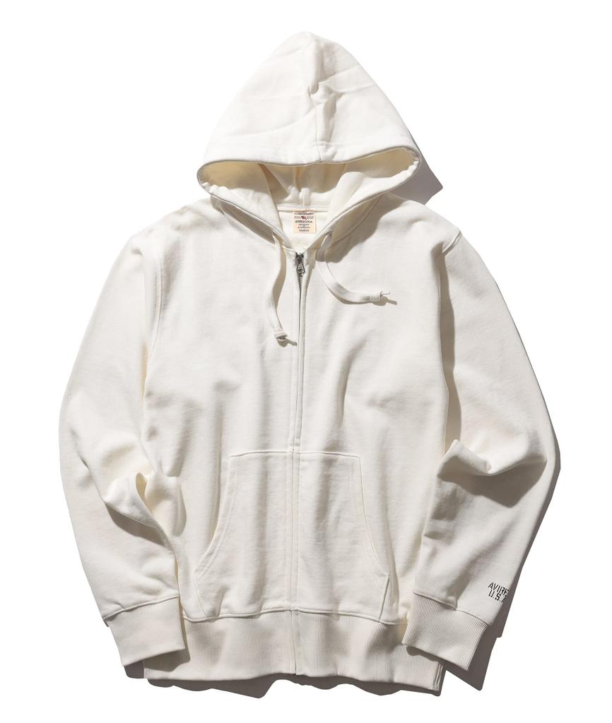 Avirex Daily Zip Size 6193594 Parka, Men's XL, 02, White,