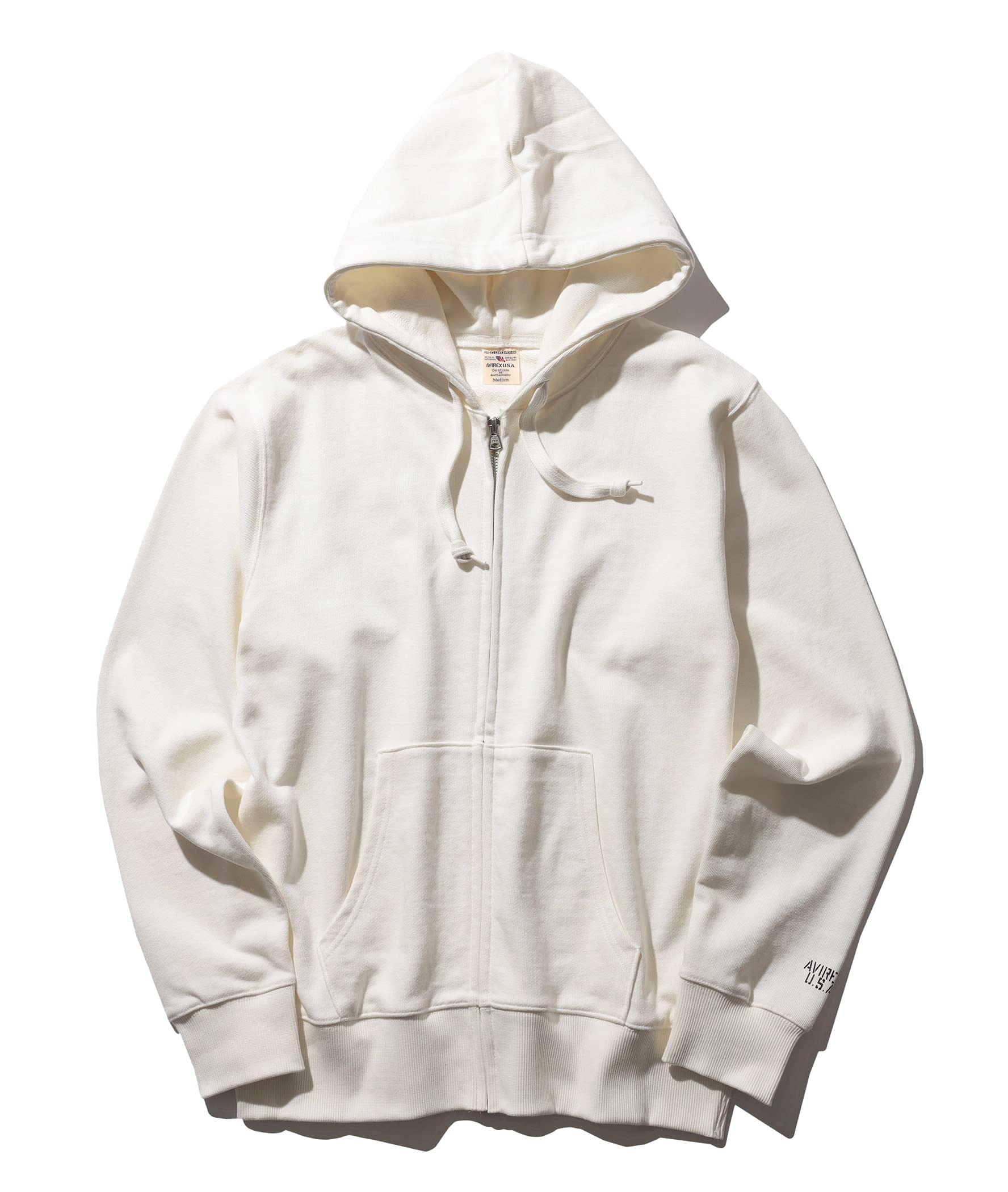 

Avirex Daily Zip Size 6193594 Parka, Men s XL, 02, White,