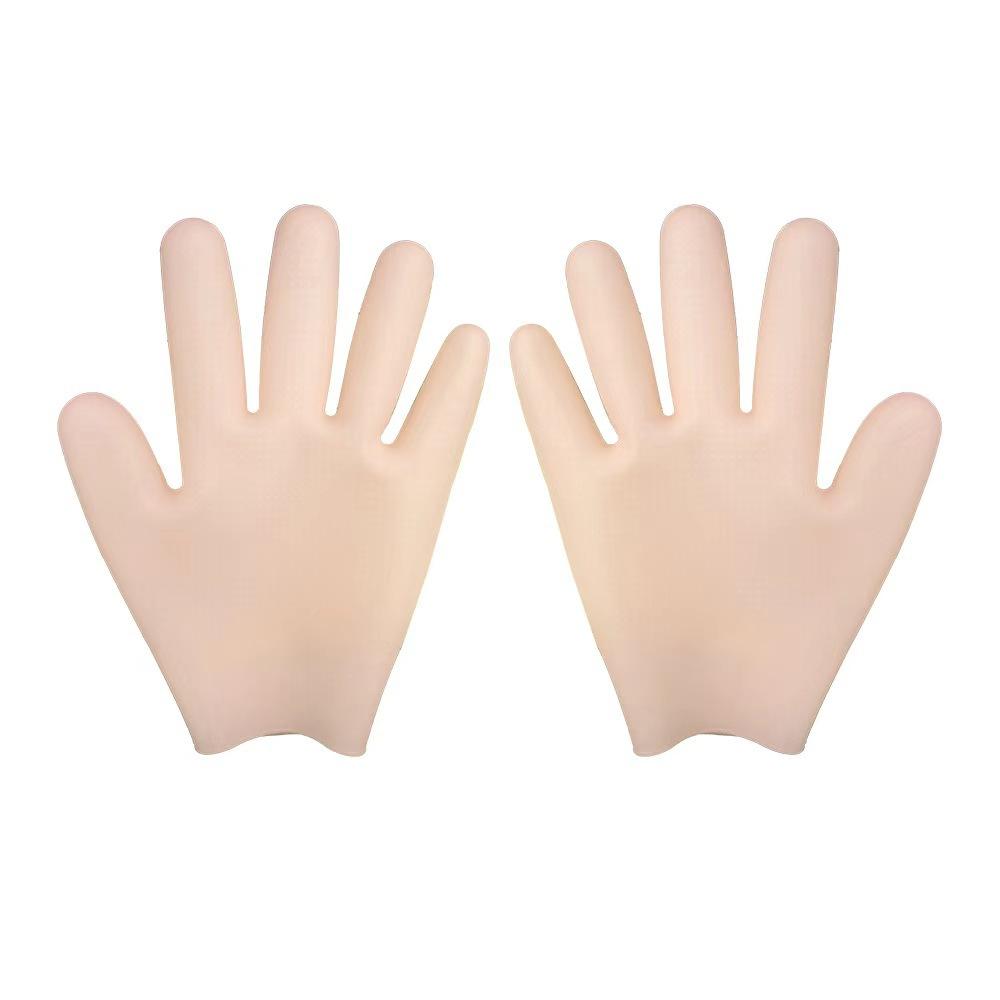 Paquete de 2 Guantes Hidratantes de Silicona Exfolian Para Prevenir las Manos Secas y Dejar las Manos Suaves y Lisas Herramienta para el Cuidado de las Manos