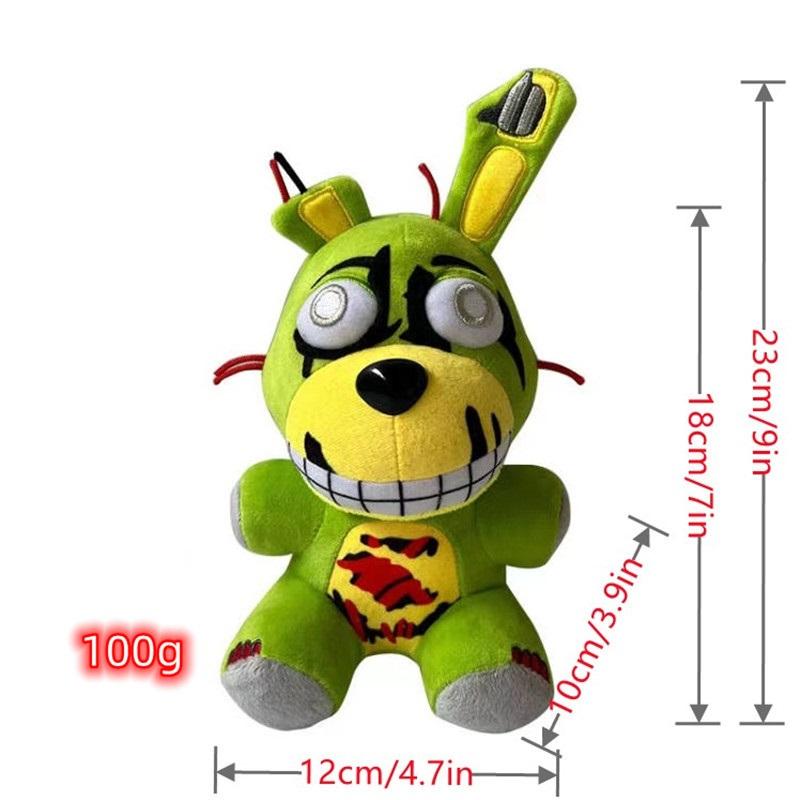 Fnaf Series Midnight Bear Plush Toys, Wire Rabbit, Game Peripheral Mutant Dolls