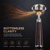 Stainless Steel and Wooden Handle Bottomless Portafilter for Delonghi EC0680 Espresso Brewing