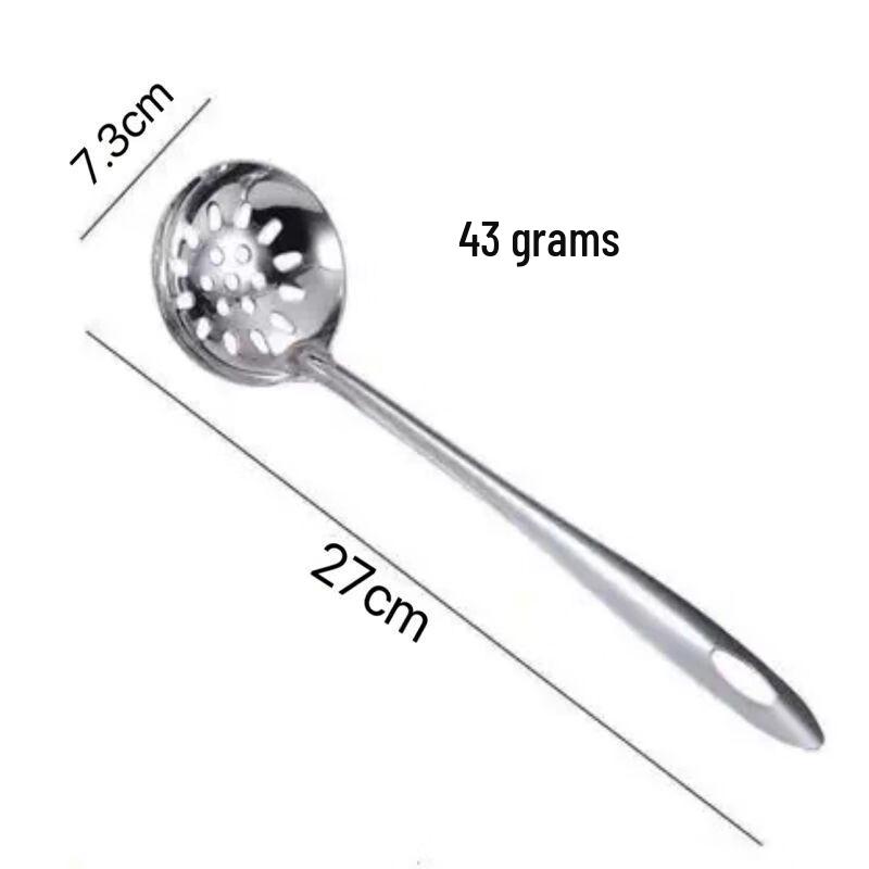 Qianxing Long Handle Stainless Steel Slotted Spoon