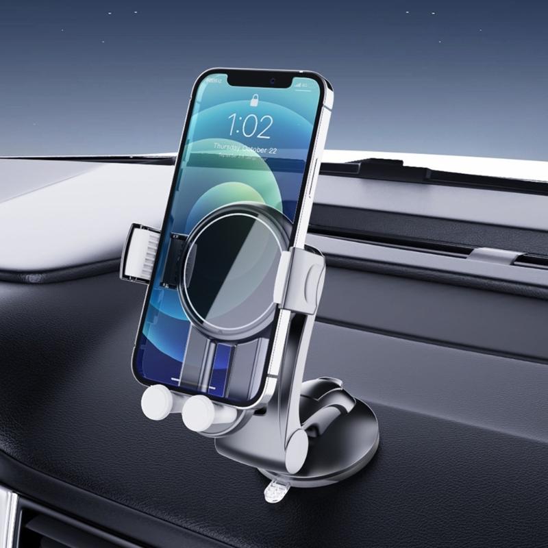 Flexible Innovative Cellphone Stand Bracket For Car Trucks SUVs Dashboard Windshield Mount With Adjustable Viewing Angle