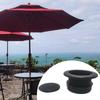 Porch Outdoor Furniture Accessory PVC Umbrella Hole Ring Plug Cap Assembly for Patio Table Parasol Parts