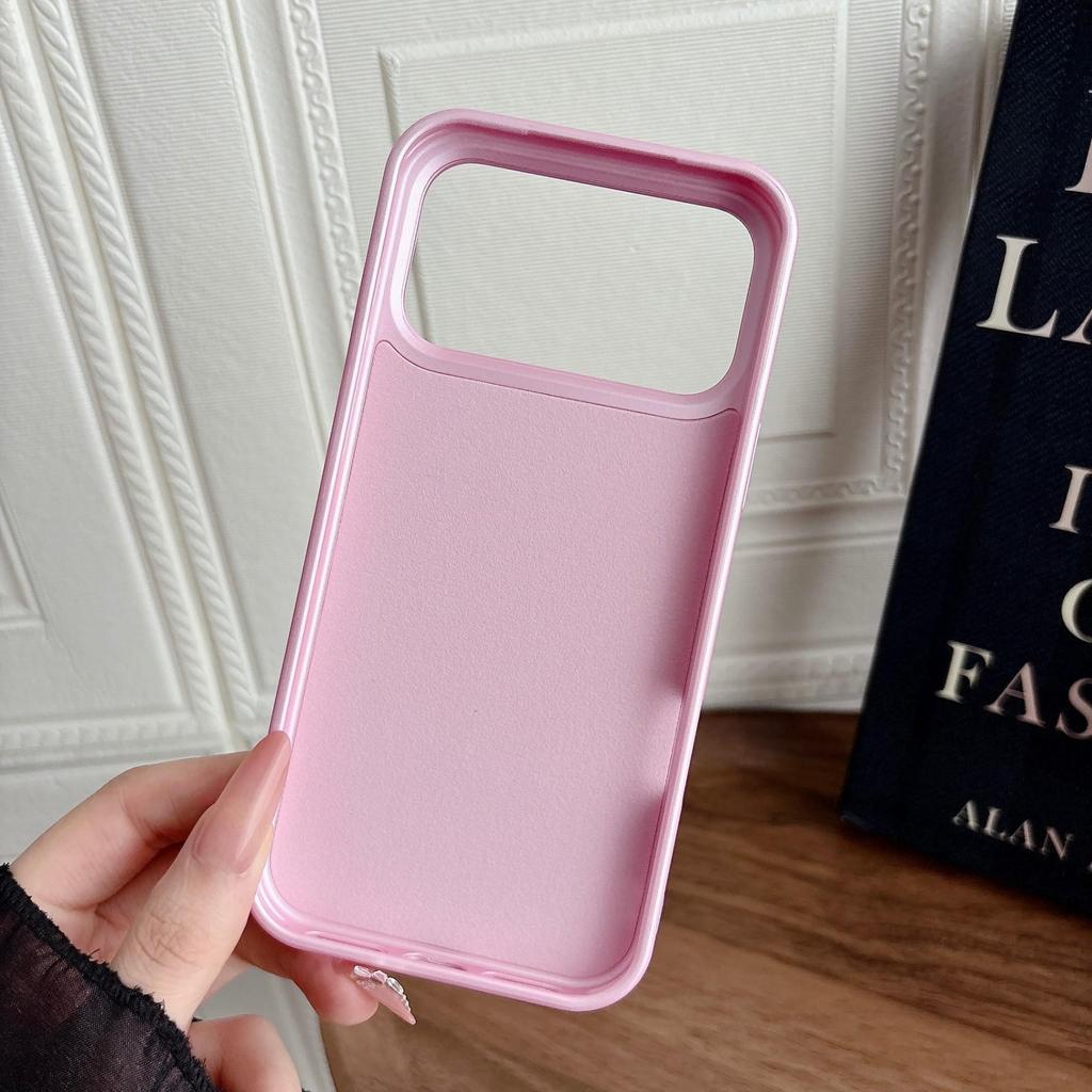 2-in-1 Solid Color iPhone 17 Pro Max Luxury Case and Stand