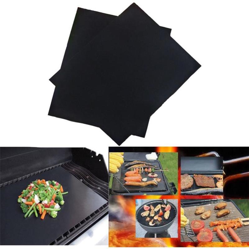 thumbnail image 2 of 5-Pack Stainless Steel BBQ Grill Mats - Reusable Heat-Resistant Cooking Mats For Outdoor Grilling 2 of 12