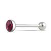 6Pcs Mixed Leopard Ball Barbell Bar Tongue Ring Stainless Steel Body Jewelry