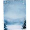 Snowy Winter Scene Stationery Paper 8.5 X 11-60 Sheets Holiday Letter Paper