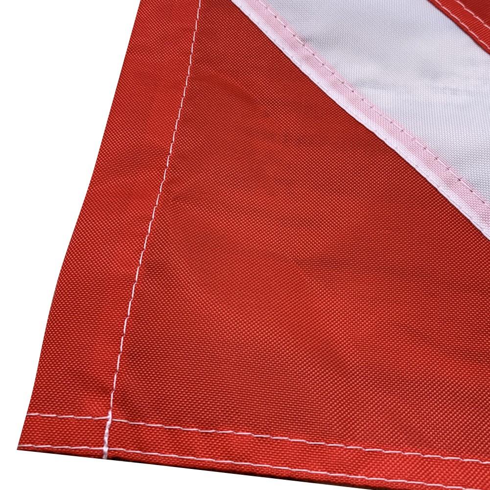 Boat Diver Down Dive Flag Red White Stitching Flag