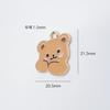 Shy Bear Keychain Metal Accessories Metal Making