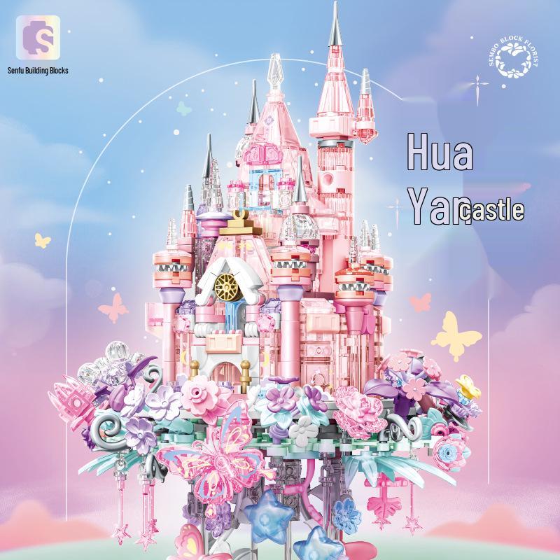 

Senbao Princess Castle Lights Building Set - Creative Model for Girls, 611105
