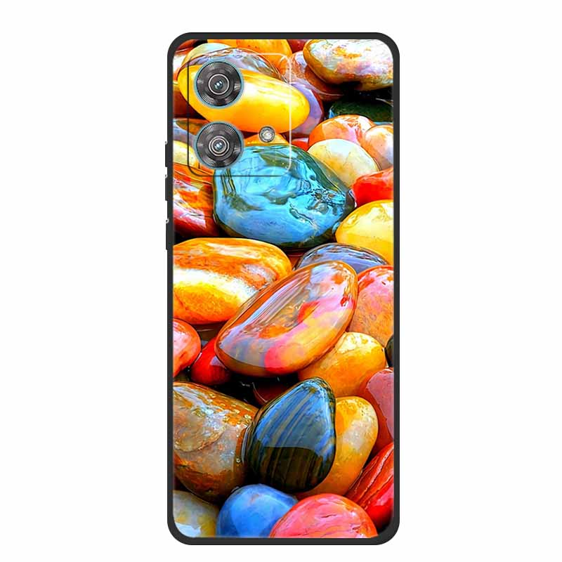 For Motorola Edge 40 Neo Case Animals TPU Soft Silicone Phone Cover for Moto Edge 40 Neo 5G Edge40 Neo Shockproof Wolf Fundas