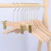 Women's Non-Slip Wooden Coat Rack Hanger for Clothing Stores