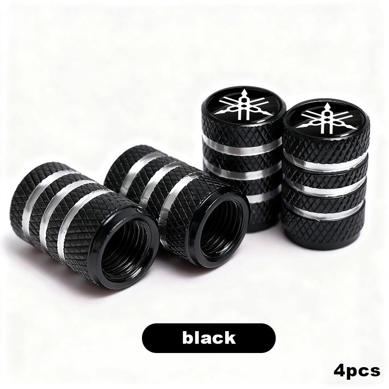 4Pcs CNC Aluminum Motorcycle Tire Valve Caps Yamaha tires valve stem made of aluminum valve stem
