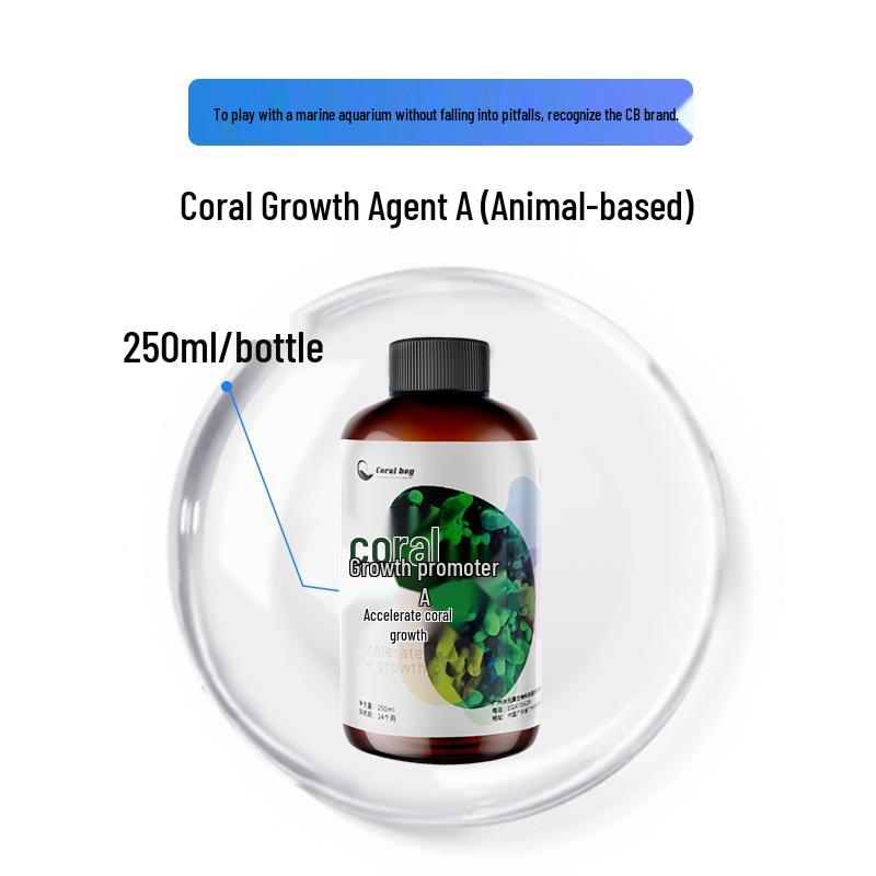 CB Liquid Coral Food: Boosts Immunity, Amino Acids & Proteins for Growth & Color Enhancement.