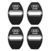 2026 4Pcs Car Door Lock Decoration Protection Cover Emblem Case for 4YGYE A4 A3 A5 A6 A1 A7 A8 Q2 Q3 Q5 Q7 Q8  Accessories Car Styling