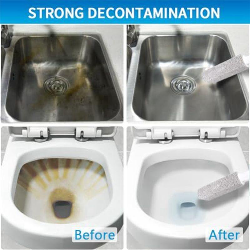 BAAJ-Pumice Stone For Toilet Bowl Cleaning, Scouring Stick With Handle, Rust.Remover For Tile Bath-Tub
