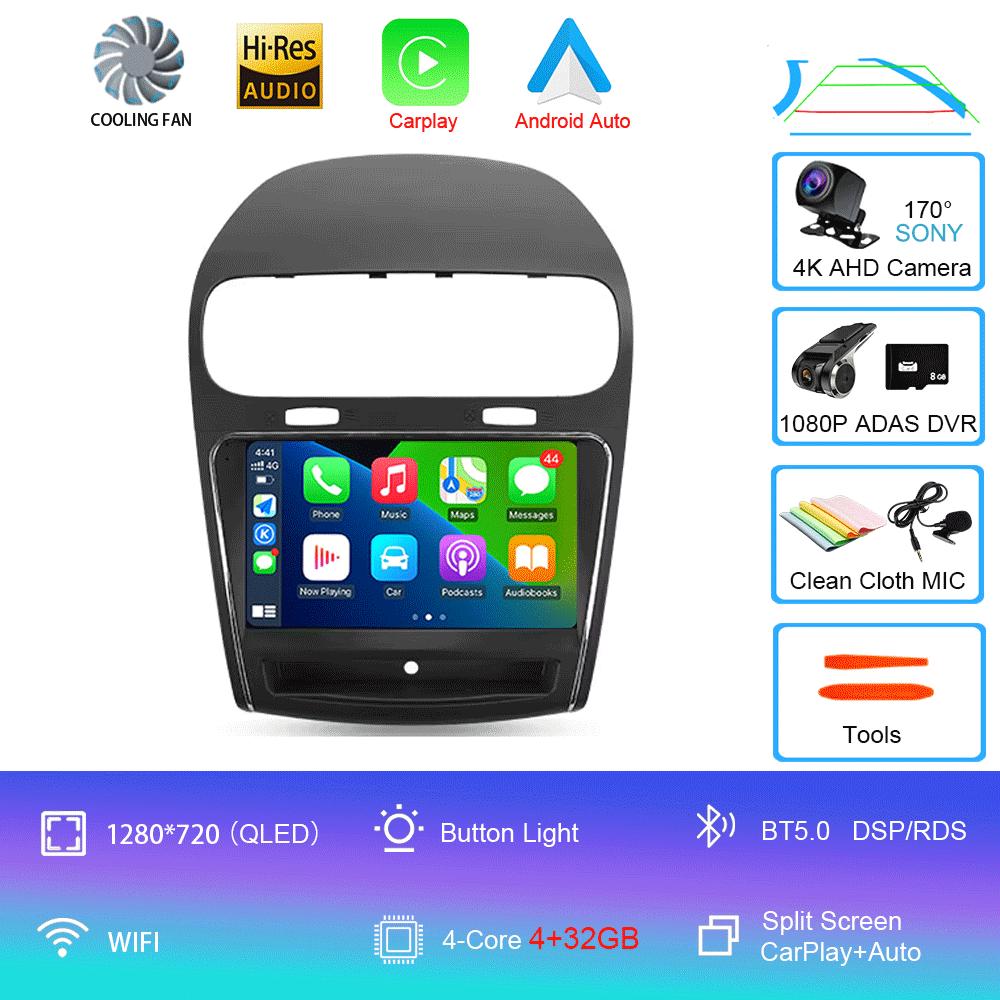 Android 14 For Dodge Journey JC 2011 - 2020 Car Radio GPS Carplay Multimedia Stereo Auto DSP BT 2din Head Unit Player Navigation
