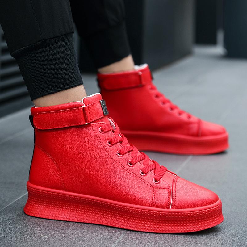 Winter Martin Boots High Top Board Shoes Medium Top Short Boots Social Guy Spirit