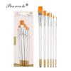 Set di 6 pennelli per pittura in nylon cross-border con gesso ad acqua e materiali artistici fai da te