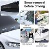 Snow Protector Universal Car Windshield Cover Thick Anti-Frost Sun Shade with Easy Install Shield Magnets & Reflective Strips All Season Protection
