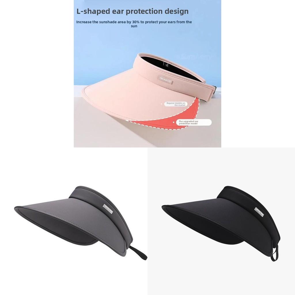 Ice Silk Sun Hat With Wide Brim And Adjustable Wind Rope For Outdoor Use