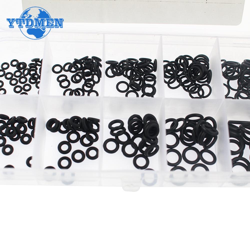 250PCS Nitrile Rubber O Ring Set Elastic Oil Resist Washer Gaskets Seals for Faucet Professional Plumbing Repair