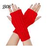 Elegant Winter Arm Warmers Women Ribbed Wrist Warmers, Stretchy Cable Knitted Fingerless Gloves, Stylish Fall Layering Sleeves Soft Warm Mitten, Half
