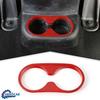 Red Car Cup Holder Frame Trim Cover Bezel For Jeep Wrangler JK 11-17 Accessories