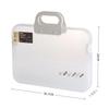 A4 Transparent Plastic Folder Large Accordion File Bag for Calligraphy and Test Paper Storage