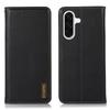 KHAZNEH For Samsung Galaxy A17 Case Wallet Genuine Cow Leather Phone Cover Nappa Texture