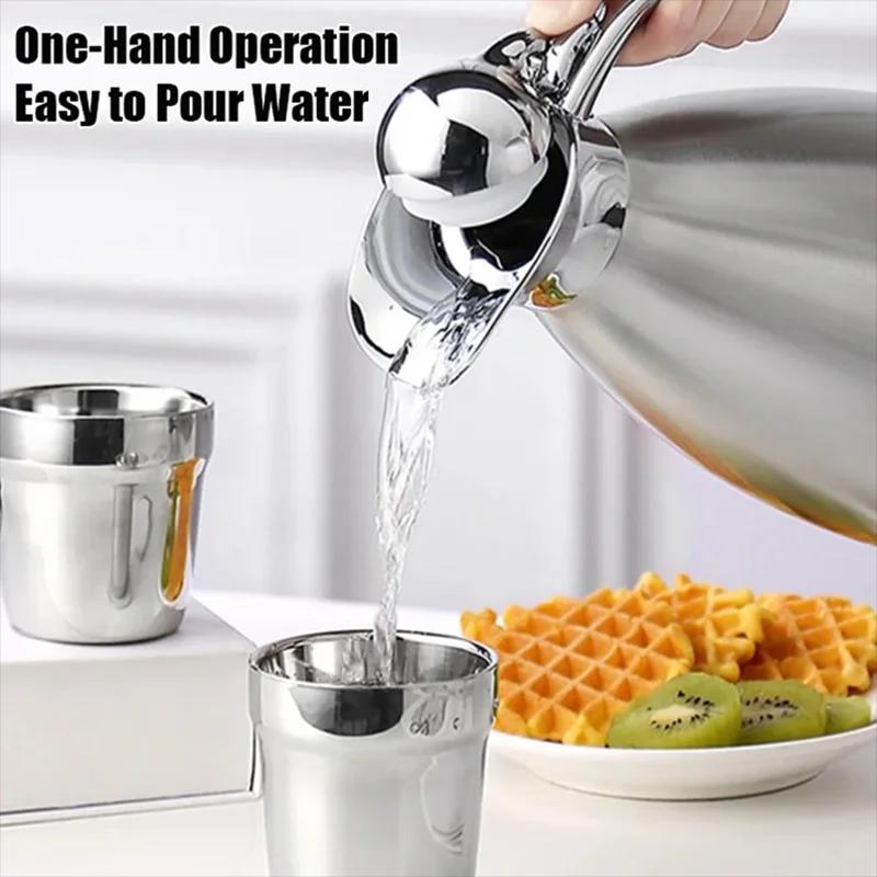 2L Large Double Layer Stainless Steel Thermos Bottle Home Bar Thermal Flask Kettle Tea Coffee Hot Water Jug Insulation Pot