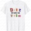 Lustiges Autism Rizz Em mit The Tism Aufdruck T-Shirt Tops Neurodivergent Humor Design Stil T-Shirt Unisex Streetwear Kurzarm