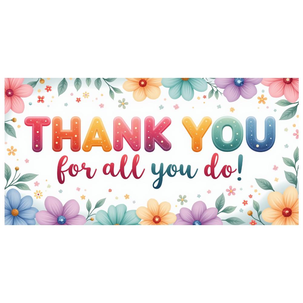 Partybanner Lustiges Thema Dankesbanner Sternmuster Dankbar-Banner für Heimdeko Kundenwertschätzungs-Event Dekoration