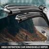 1Pc Automotive Universal U-type Soft Rubber Boneless Wiper HD Quiet Durable Automotive Wiper 16" 18" 19" 21" 22" 24"