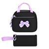 Large Capacity Bow Three-Piece Backpack Set for Girls: Perfect for Junior, Senior High, and College Students