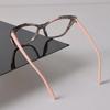 Minimalist Trendy Transparent Glasses Retro Cat Eye Frame Eyeglass Women Men Retro Clear Lens Frame Glasses Oculos