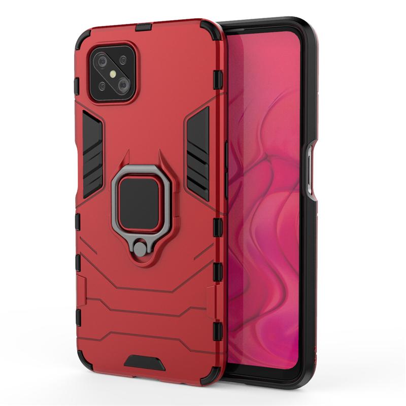 

For Oppo Reno 4Z 5G Case Armor Magnetic Suction Stand Full Edge Cover For Oppo Reno 4 Z 5G Case For Oppo Reno4 Z 7Z 8 Lite 6 Pro Reno 8 Pro Plus 5G красный