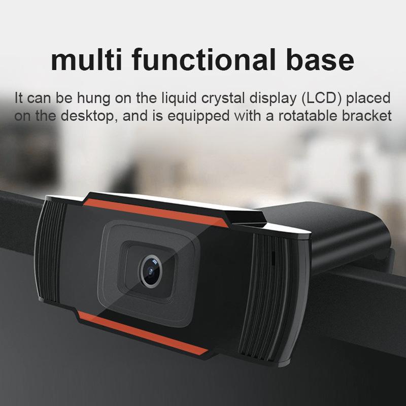 1080P HD USB Computer Camera for Desktop/Laptop - Ideal for Online Classes & Meetings.