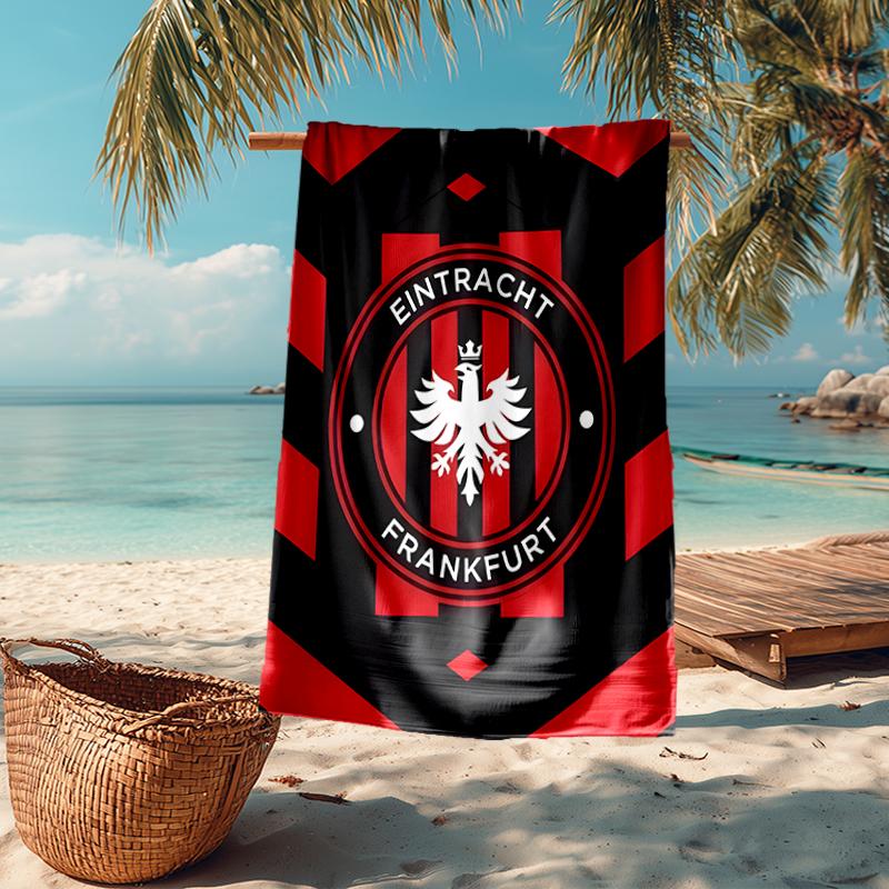 Eintracht Fashion Beach Towel: Ideal for Summer Adventures, Soft, absorbent and quick drying, suitable for swimming and bathing