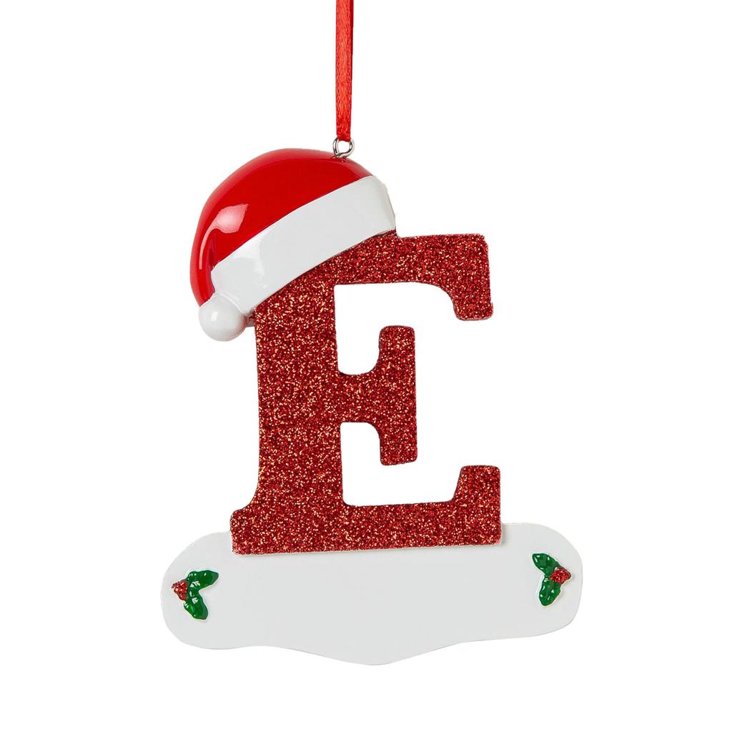 Christmas Tree Decoration Pendant Personalized Christmas 26 Letter Ornaments