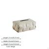 Checkerboard Tissue Box Holder Luxury Style Modern Decorative Home Decor for
