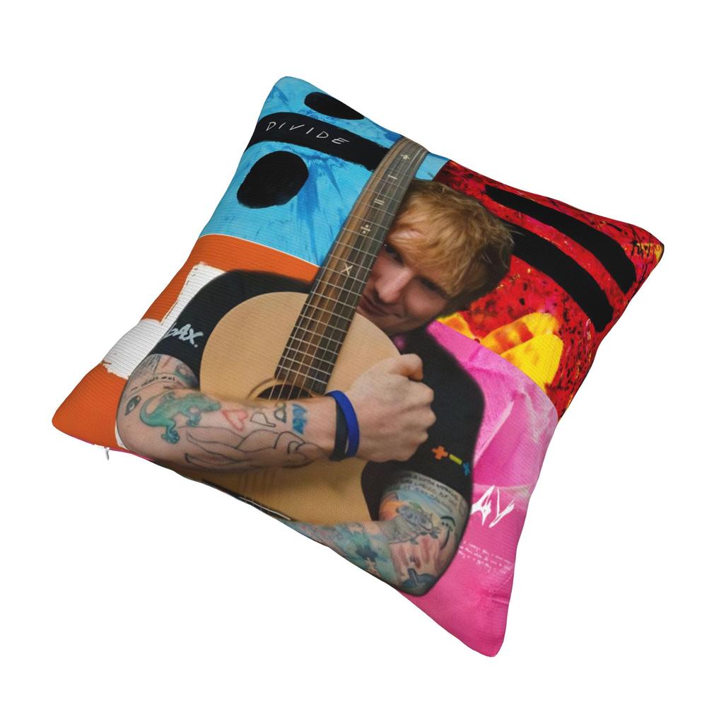 Ed Sheeran Loop Tour Pillow Covers Stuff Printing Cushion Cover Decoration Throw Pillow Case Cover Home Multi-Size