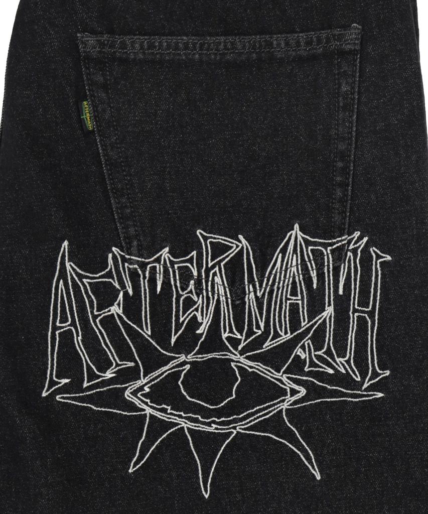 AFTERMATH Denim Shorts Black