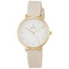 Fieldwork Watch Analog NF Soira Nickel-Free Silicone Belt YM031-1 Womens White