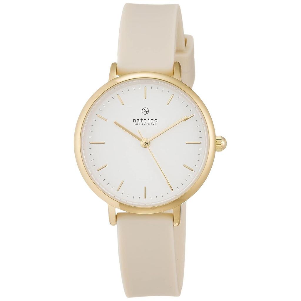 Fieldwork Watch Analog NF Soira Nickel-Free Silicone Belt YM031-1 Womens White
