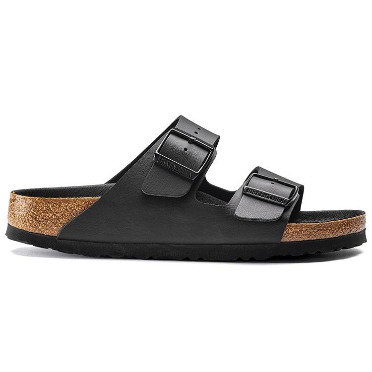 Birkenstock Arizona Sandals Narrow Fit 'Black' Men's 1019069