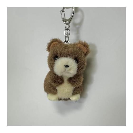 Bamboo Shoot Mini Mini Kids Keychain Bear Brown Plush 48545