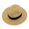 Windbreak Rope, Seaside Travel, Sunshade, Sunscreen, Straw Top Hat, Velcro Sweat Belt, Flat Brim, Large Brim, Breathable And Comfortable