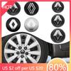 Pokličky kol 4ks 56mm 60mm 65mm Stylování auta Středová poklička kola Odznak Znak Samolepka Pro Renault Megane 2 Duster Logan Captur Clio